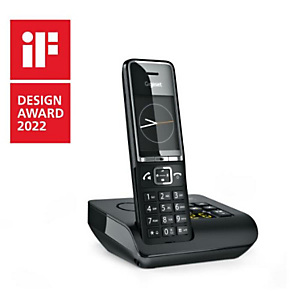GIGASET, Telefonia fissa, Gigaset comfort c550 a black, S30852H3021K104 GIGASET, Telefonia fissa, Gigaset comfort c550 a black, S30852H3021K104