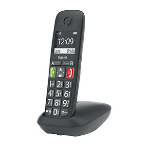 Gigaset, Telefonia fissa, Gigaset e 290 black, S30852H2901K101 Gigaset, Telefonia fissa, Gigaset e 290 black, S30852H2901K101
