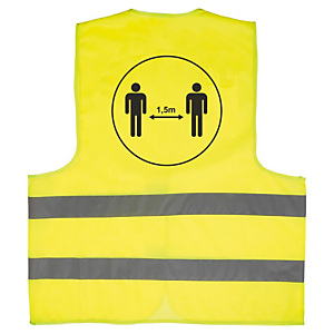 Gilet de sécurité distanciation sociale 1,5 m