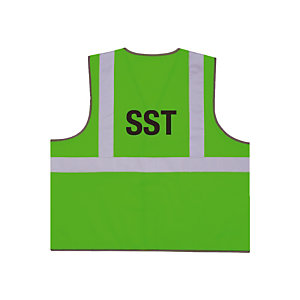 Gilet de signalisation SST vert XL