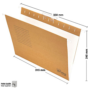 gio by Elba Carpeta colgante para cajón A4 - Visor normal gio by Elba Carpeta colgante para cajón A4 - Visor normal