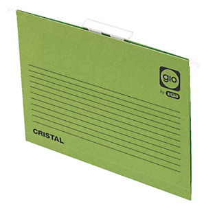 gio by Elba Carpeta colgante para cajón, Folio, visor superior, lomo V, verde gio by Elba Carpeta colgante para cajón, Folio, visor superior, lomo V, verde
