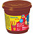 GIOTTO BE-BE Pot de 220 grammes de pâte à jouer couleur marron, livré par lot de 8 - 1