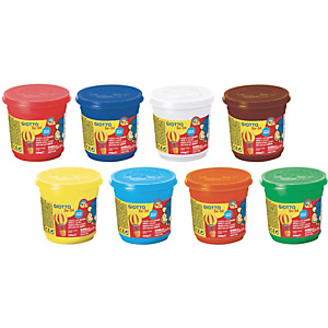 GIOTTO BE-BE Pot de 220 grammes de pâte à jouer couleurs assorties, livré par lot de 18 GIOTTO BE-BE Pot de 220 grammes de pâte à jouer couleurs assorties, livré par lot de 18