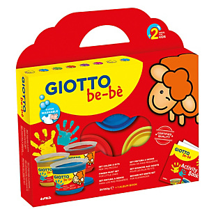 GIOTTO BEBE Supercolori a dita - 100ml - rosso, blu, giallo - Giotto bebe GIOTTO BEBE Supercolori a dita - 100ml - rosso, blu, giallo - Giotto bebe
