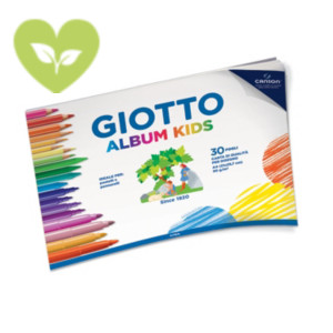 GIOTTO Kids Album per disegno, A4, 30 fogli 90 g/m²