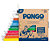 GIOTTO Pasta Pongo - panetto 350 gr - colori assortiti  - conf.12 pezzi - 1