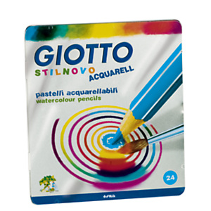 GIOTTO Pastelli acquerellabili '' Stilnovo'' (confezione 24 pezzi) GIOTTO Pastelli acquerellabili '' Stilnovo'' (confezione 24 pezzi)