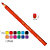 GIOTTO Pastelli colorati Mega - esagonale - diametro mina 5,5 mm - colori assortiti  - conf. 24 pezzi - 3