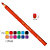 GIOTTO Pastelli colorati Mega - esagonale - diametro mina 5,5 mm - colori assortiti  - conf. 24 pezzi - 5