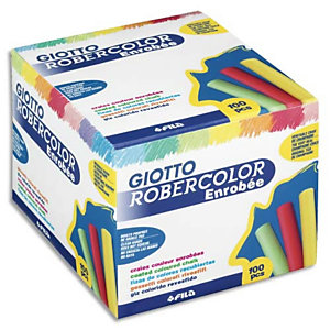 GIOTTO Robercolor Boîte de 100 craies coloris assortis