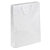 Gloss finish laminated paper gift bags, white, 180x220x65mm, pack of 25 - 7