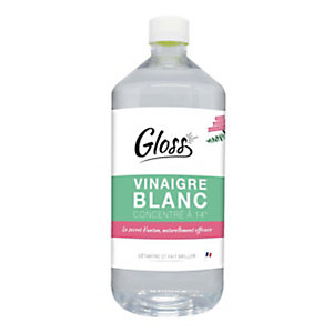 Gloss Gel nettoyant au vinaigre blanc 14° - parfum eucalyptus - Bidon de 1 litre