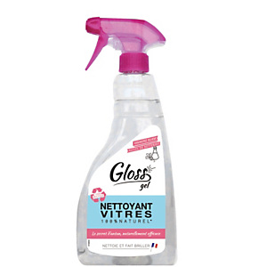 Gloss Nettoyant vitres 100% naturel, spray de 750 ml