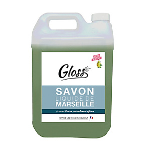 GLOSS Savon de Marseille Gloss formule végétale à l'huile d'olive 5 L