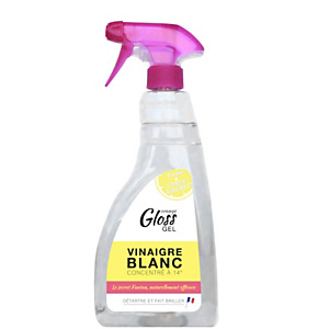 Gloss Vinaigre blanc en gel, parfum citron, spray de 750 ml