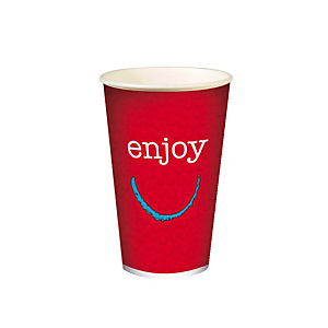 Gobelet en carton ENJOY pour boissons froides, 40 cl colis de 50 Gobelet en carton ENJOY pour boissons froides, 40 cl colis de 50