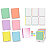 GOLDEN Soft Pastel Gomas de cierre Cuaderno, A4, cuadriculado, microperforado, 120 hojas, espiral de plástico indeformable, cubierta de cartón forrada, colores surtidos pastel - 1