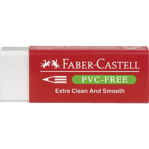 Gomma bianca per matita - 7095 Faber Castell - conf. 20 pezzi Gomma bianca per matita - 7095 Faber Castell - conf. 20 pezzi