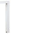 Goulotte métal Actual verticale Blanc pour bureaux pieds Arche - 1