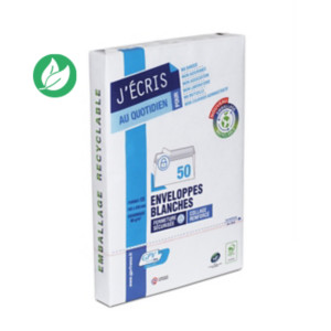GPV Enveloppe blanche C5 162 x 229 mm 80g sans fenêtre - autocollante bande protectrice - Lot de 50 GPV Enveloppe blanche C5 162 x 229 mm 80g sans fenêtre - autocollante bande protectrice - Lot de 50