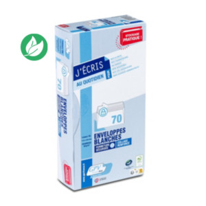 GPV Enveloppe DL 110 x 220 mm 80g sans fenêtre - autocollante bande protectrice - Lot de 70 GPV Enveloppe DL 110 x 220 mm 80g sans fenêtre - autocollante bande protectrice - Lot de 70
