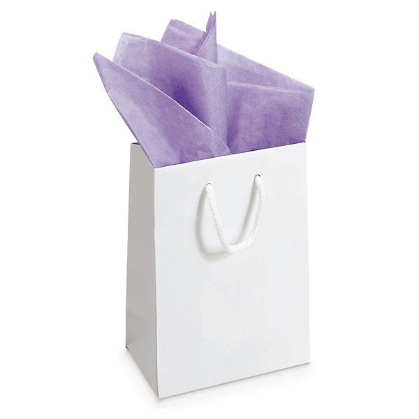 Grått silkepapir - 500 ark pr pakke - 5