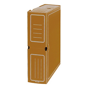 GRAFOPLAS Caja Archivo Definitivo Polipropileno Ministerial, Tapa fija, Marrón, 383 x 108 x 276 mm GRAFOPLAS Caja Archivo Definitivo Polipropileno Ministerial, Tapa fija, Marrón, 383 x 108 x 276 mm