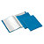 GRAFOPLAS Carpeta de fundas Folio, 20 fundas rugosas, azul - 1