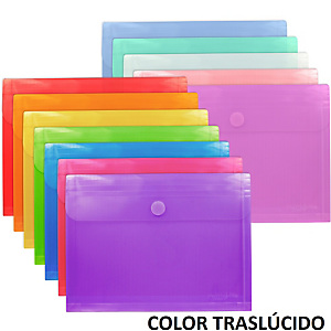 Grafoplas Multiline Sobre de polipropileno rayado con fuelle y cierre adhesivo textil, Folio+, horizontal, color translúcido, paquete de 5 sobres Grafoplas Multiline Sobre de polipropileno rayado con fuelle y cierre adhesivo textil, Folio+, horizontal, color translúcido, paquete de 5 sobres