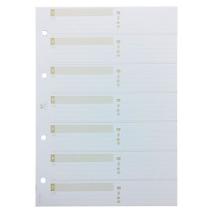 GRAFOPLAS Recambio 25 hojas para listín telefónico de 4 anillas, formato 4º, 150 x 210 mm GRAFOPLAS Recambio 25 hojas para listín telefónico de 4 anillas, formato 4º, 150 x 210 mm