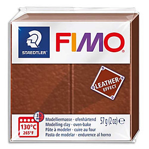 GRAINE CREATIVE Pain 57g FIMO EFFECT CUIR couleur marron