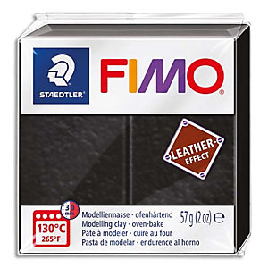 GRAINE CREATIVE Pain 57g FIMO EFFECT CUIR couleur noir