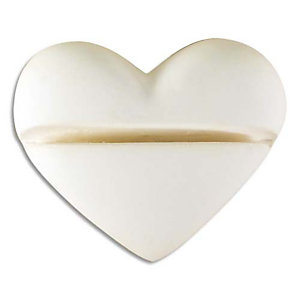GRAINE CREATIVE Cœurs en plâtre porte-photo à décorer, 41x35x15mm, vendu par 8