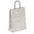 Grey floral patterned Kraft paper carrier bags - 2
