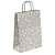 Grey floral patterned Kraft paper carrier bags - 3