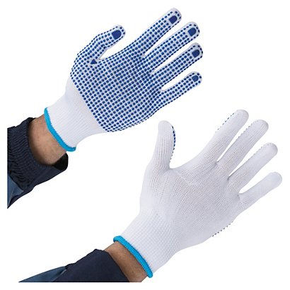 Grip safety gloves, large, pack of 12