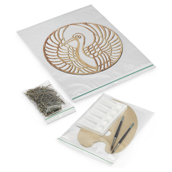 Gripzakje 100 micron 50% gerecycleerd RAJA 8,5x18 cm - 1