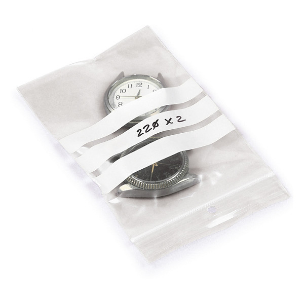 Gripzakje met witte schrijfstroken 50 micron RAJA 18x25 cm - 1