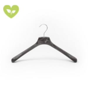 Grucce appendiabiti Capospalla leggero Linea Sartoriale, Plastica, Nero effetto legno (confezione 60 pezzi) Grucce appendiabiti Capospalla leggero Linea Sartoriale, Plastica, Nero effetto legno (confezione 60 pezzi)