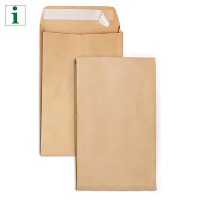 Gusseted Manilla  envelopes - 1