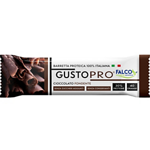 GUSTO PRO Barretta proteica al cioccolato fondente, Senza zuccheri aggiunti, 40 g GUSTO PRO Barretta proteica al cioccolato fondente, Senza zuccheri aggiunti, 40 g
