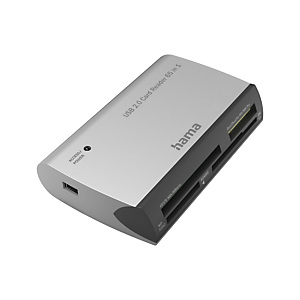 Hama All in One Lector de tarjetas múltiples USB 2.0, negro y gris Hama All in One Lector de tarjetas múltiples USB 2.0, negro y gris