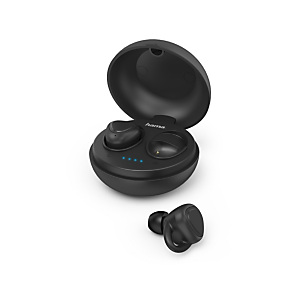 Hama Auriculares Bluetooth LiberoBuds, internos, inalámbricos verdaderos, estación de carga, negro Hama Auriculares Bluetooth LiberoBuds, internos, inalámbricos verdaderos, estación de carga, negro