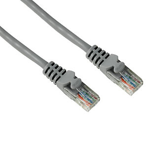 HAMA Câble réseau UTP CAT 5e, 1,50 m, gris