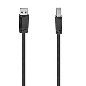 Hama Câble USB-A USB-B - 1,50 m - Noir