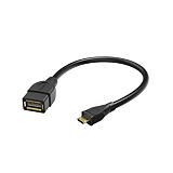 Hama Cable adaptador USB 2.0, OTG, USB-A H a micro USB M, 15 cm, negro Hama Cable adaptador USB 2.0, OTG, USB-A H a micro USB M, 15 cm, negro