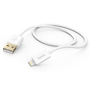 Hama Cable de carga/datos, Lightning, 1.5 m, blanco Hama Cable de carga/datos, Lightning, 1.5 m, blanco