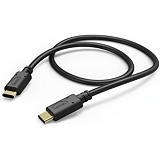 Hama Cable de carga/datos, USB-C a USB-C, 1,4 m, negro Hama Cable de carga/datos, USB-C a USB-C, 1,4 m, negro