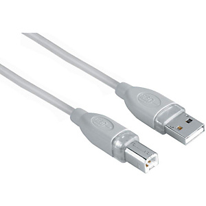 Hama Cable USB 2.0, 1,8 m, apantallado, gris Hama Cable USB 2.0, 1,8 m, apantallado, gris